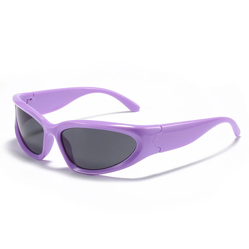  - New Wrap Around Sunglasses Women Men Brand Design Mirror Sport Vintage Y2K Sun Glasses Men Driving Eyeglasses Futuristic Shades