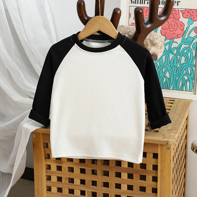 Kids Solid Long Sleeve Tee 2