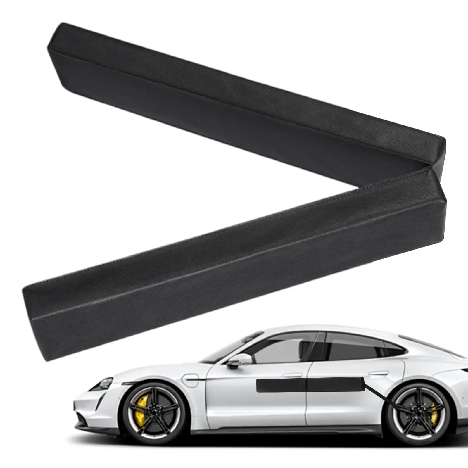 Car Door Protector Magnetic Folding Connected Style Body Side Edge Guard Decorative Anti-scratch Protection Strips 98x11x4CM