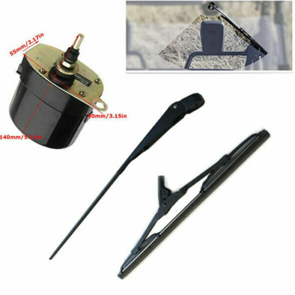 Motore Tergicristallo Universale 12V Per Trattori, Barche, ATV E UTV – Compatibile Con 01287358, 7731000001, 0390506510