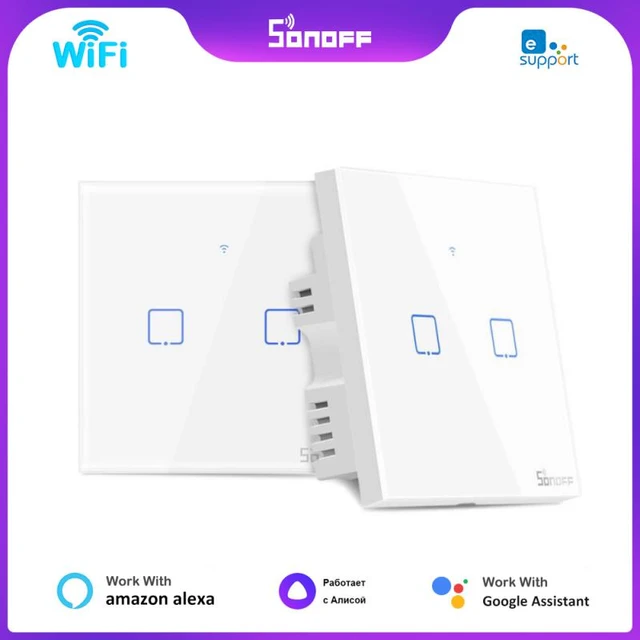 SONOFF T1 EU 1 VOIE , interrupteur Wifi intelligent , domotique