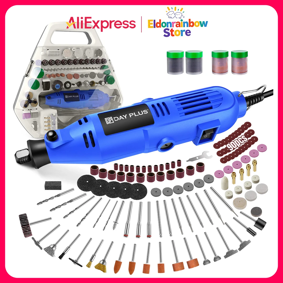 135W Multifunctional Rotary Tool, RPM 6 Adjustable Speeds Rotary Tool Set with 252 Accessories