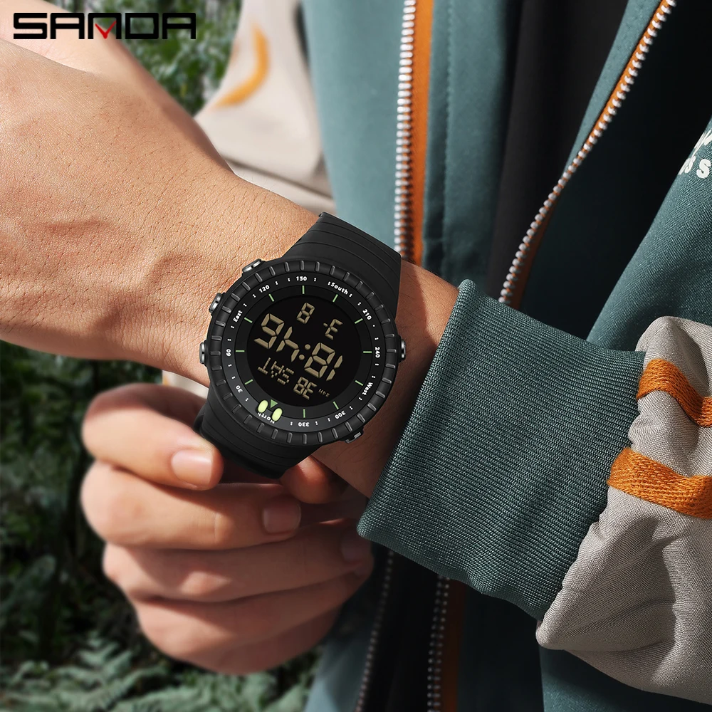 New Electronic Watch Multi functional Fashion Trend 6184 Male and Female Students Single Display Waterproof Electronic Watch