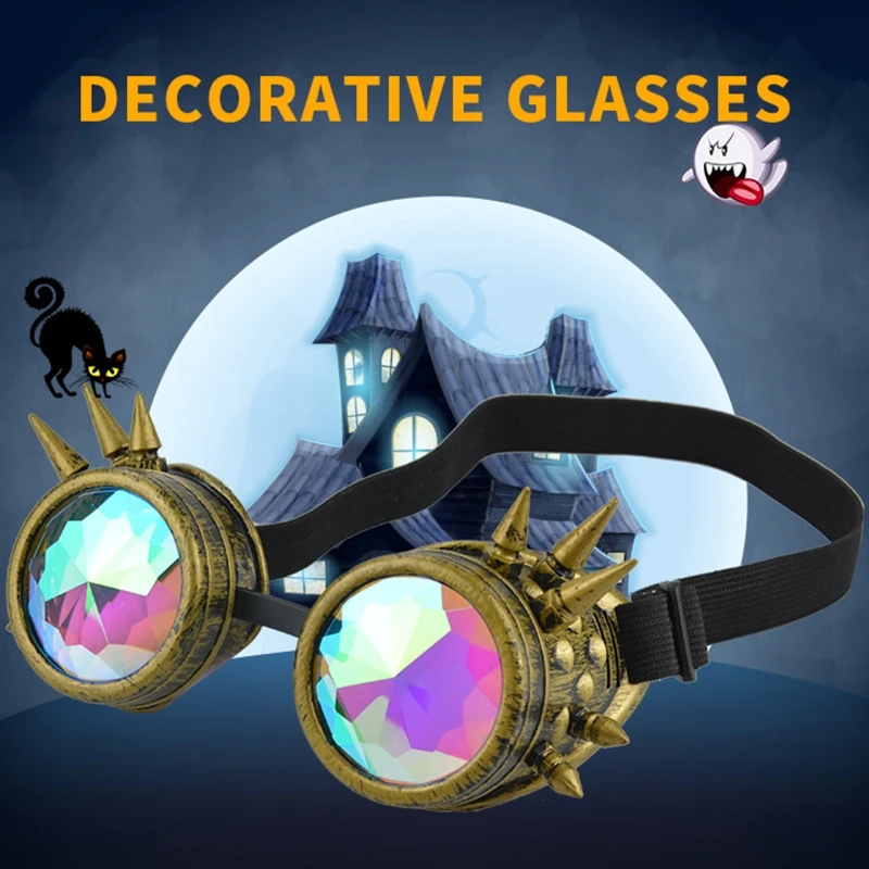 4sold Kaléidoscope Cyber Steampunk Lunettes De Kaleidoscope Goggles