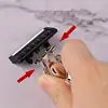 3-Layer Stainless Steel Manual Shaver, Men's Safety Shaver Blade, Sharp Blade Replaceable Blade 6