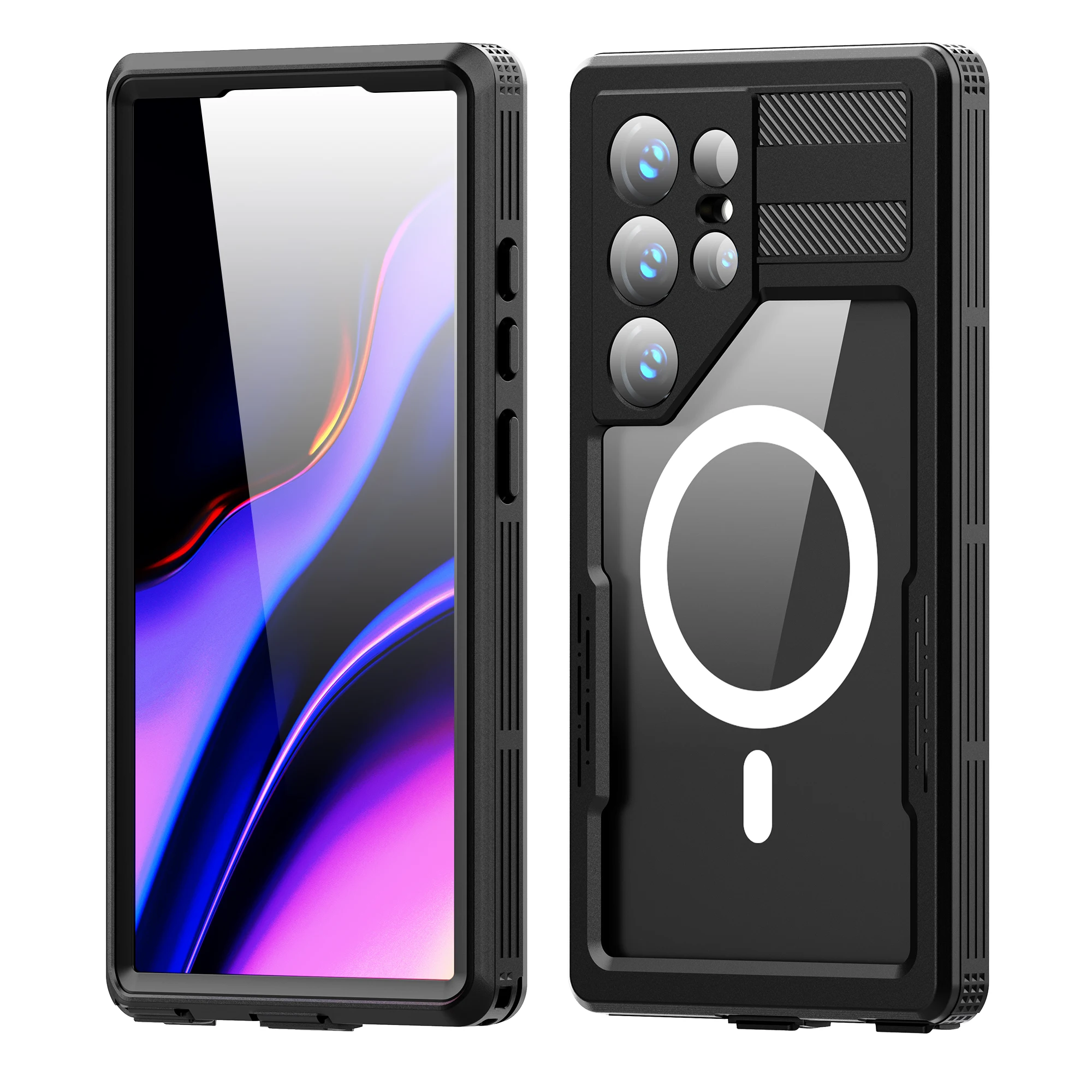 Waterproof Phone Case with Magnetic Lanyard - IP68 Rated