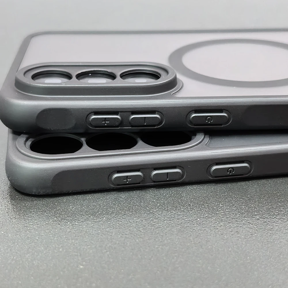 Magsafe-Compatible Magnetic Matte Clear Phone Protection Case