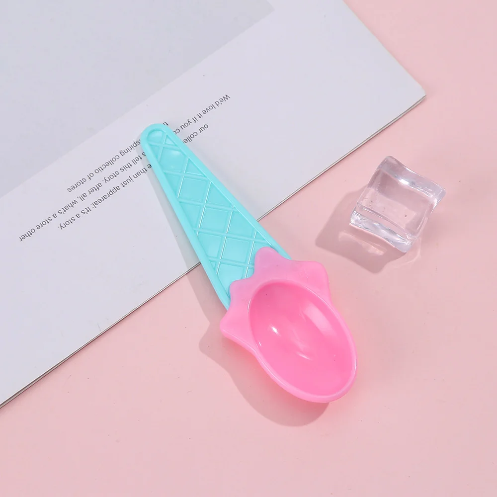 Tableware Ice Cream Accessories Ice Cream Party Cute Tasting Scoop Reusable Kids Cake Plastic Scoop Dessert 1/2/3PCS