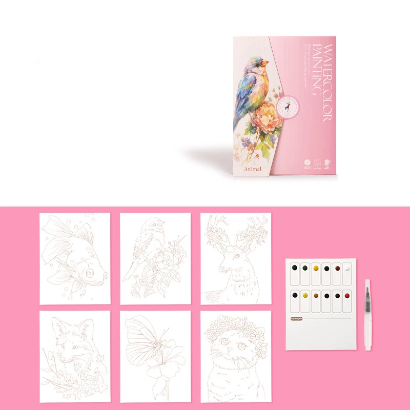 6 مجموعات من اللوحات المائية الإبداعية، بما في ذلك...