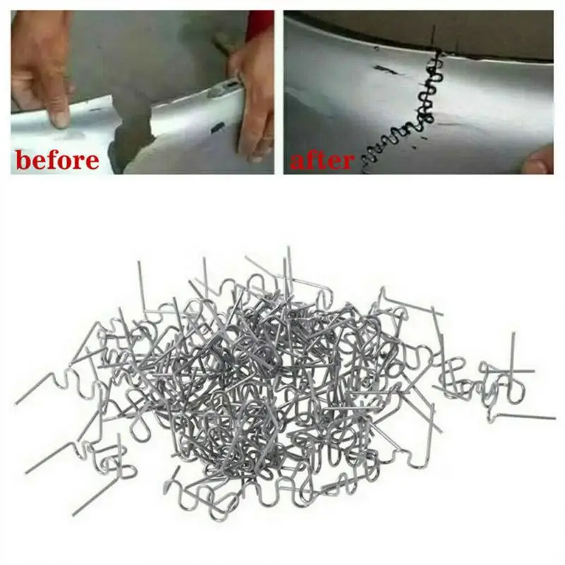 

100PCS Staples Welding Machine Welding Equipment Car Motorcycle Bumper Dashboard Lamp Holder Repair Tool Plastic Welders