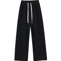 Women Long Pants Spring Autumn Women Elastic Waist Stright Long Wide leg pants 2024 Casual Female Long Pants Trousers - Image 5
