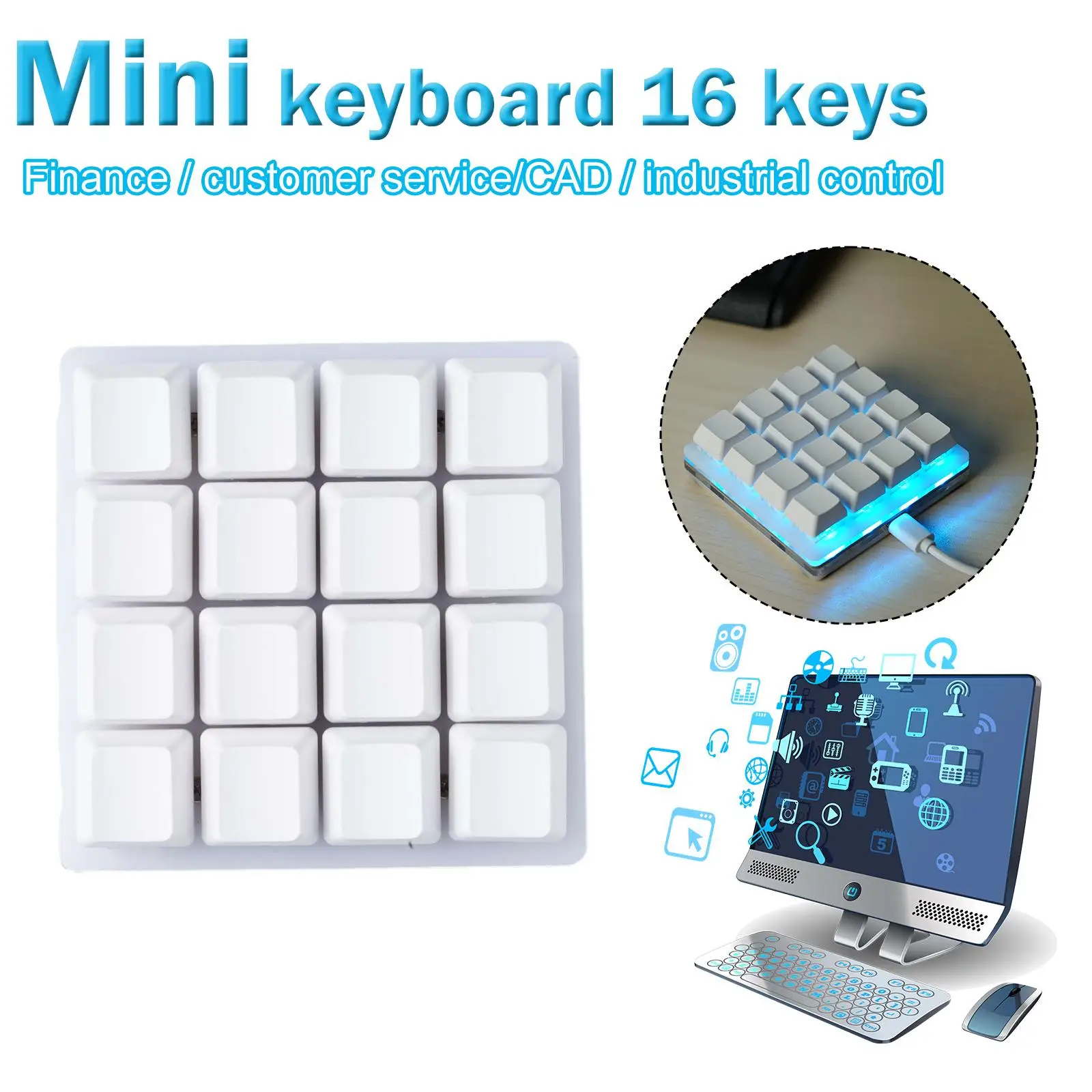 Macro Teclado Personalizado Teclado Gamer Sayo Dispositivo Atalho Teclado Programável