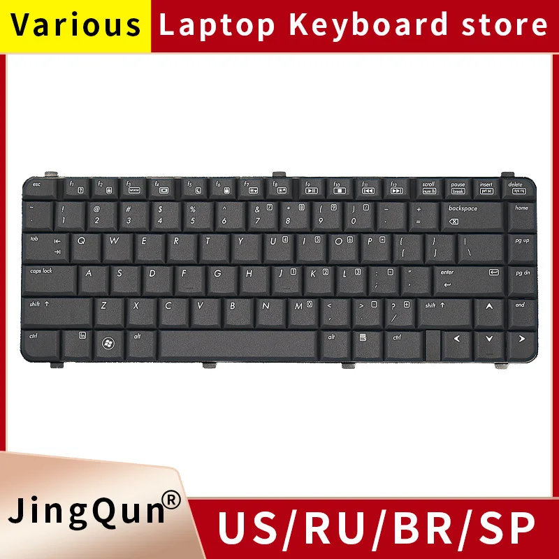 

New US English Russian Laptop Keyboard For HP Compaq 6735S 6530S 6535S 6531S 6730S Replace Notebook Keyboard