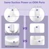 Duckbill Valves Compatible with Lansinoh Pumps Parts and Hand Pump, Replacement to Lansinoh Signature Pro Smartpump Manual Pump 5