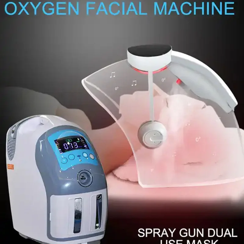 High quality Oxgen Facial Machine Hyperbaric Spray Beauty O2derm Oxygen Facial Mask Dome Therapy Oxygen Infusion Facial Machine factory wholesale high quality soccer training equipment dome agility cone football training speed spherical marker disc cone