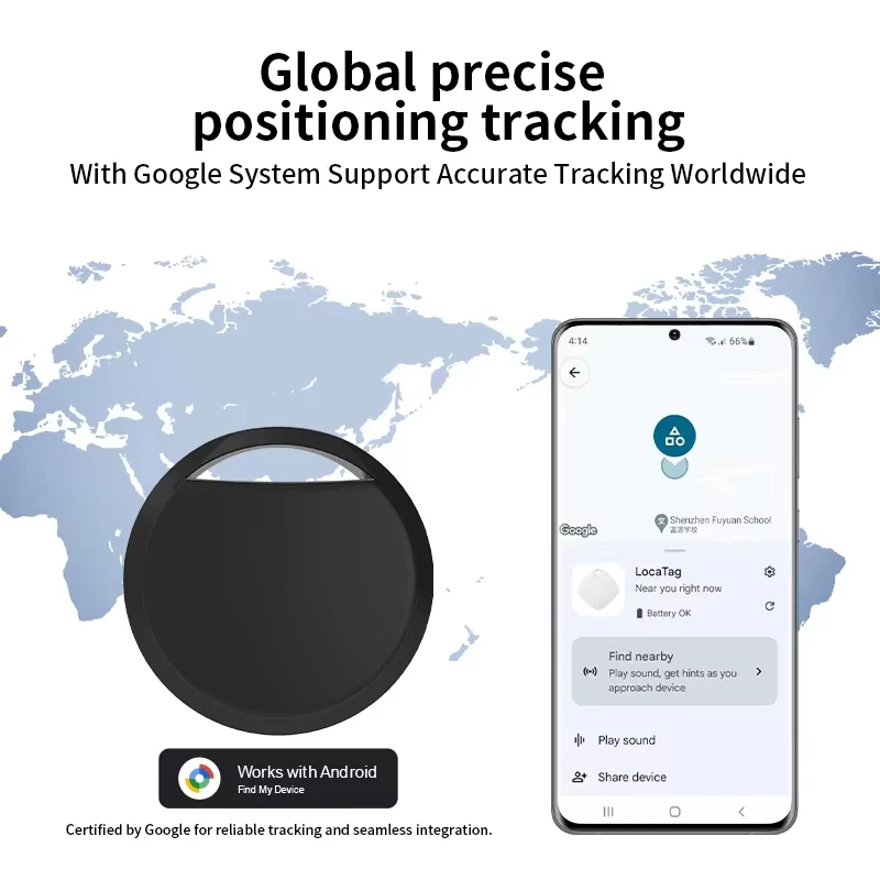 Anti-loss Device for Google Find Smart Child Finder Pet Car GPS Lost Tracker Compatible with Android System gps locator anti lost tracker anti lose tracker item locator anti lost locator