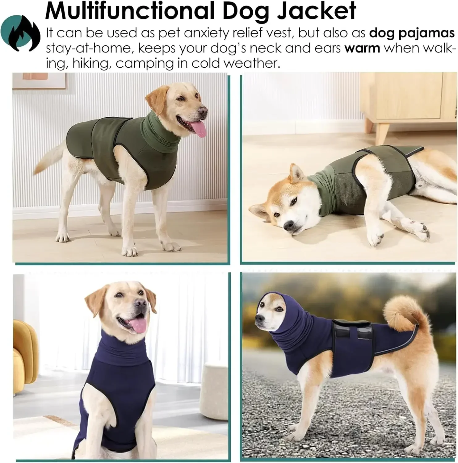 Dog Ear Cover Nanaki Dog Calming Hoodie No Shake Ear Wraps For