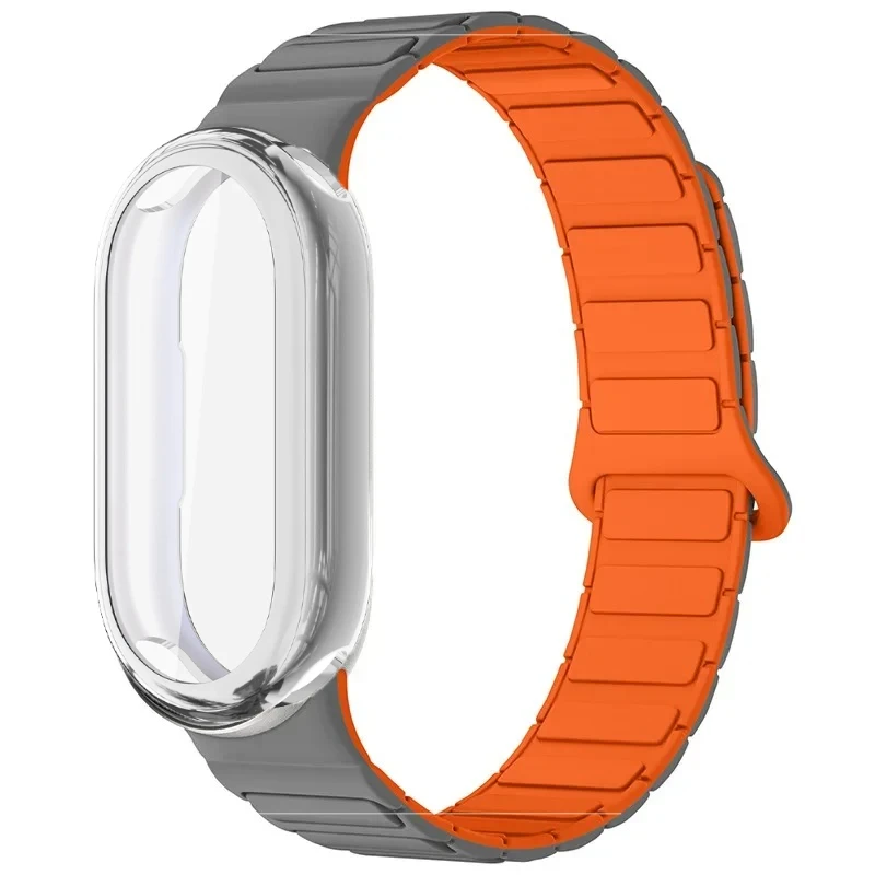 Magnetic Silicone Strap with TPU Bumper Case