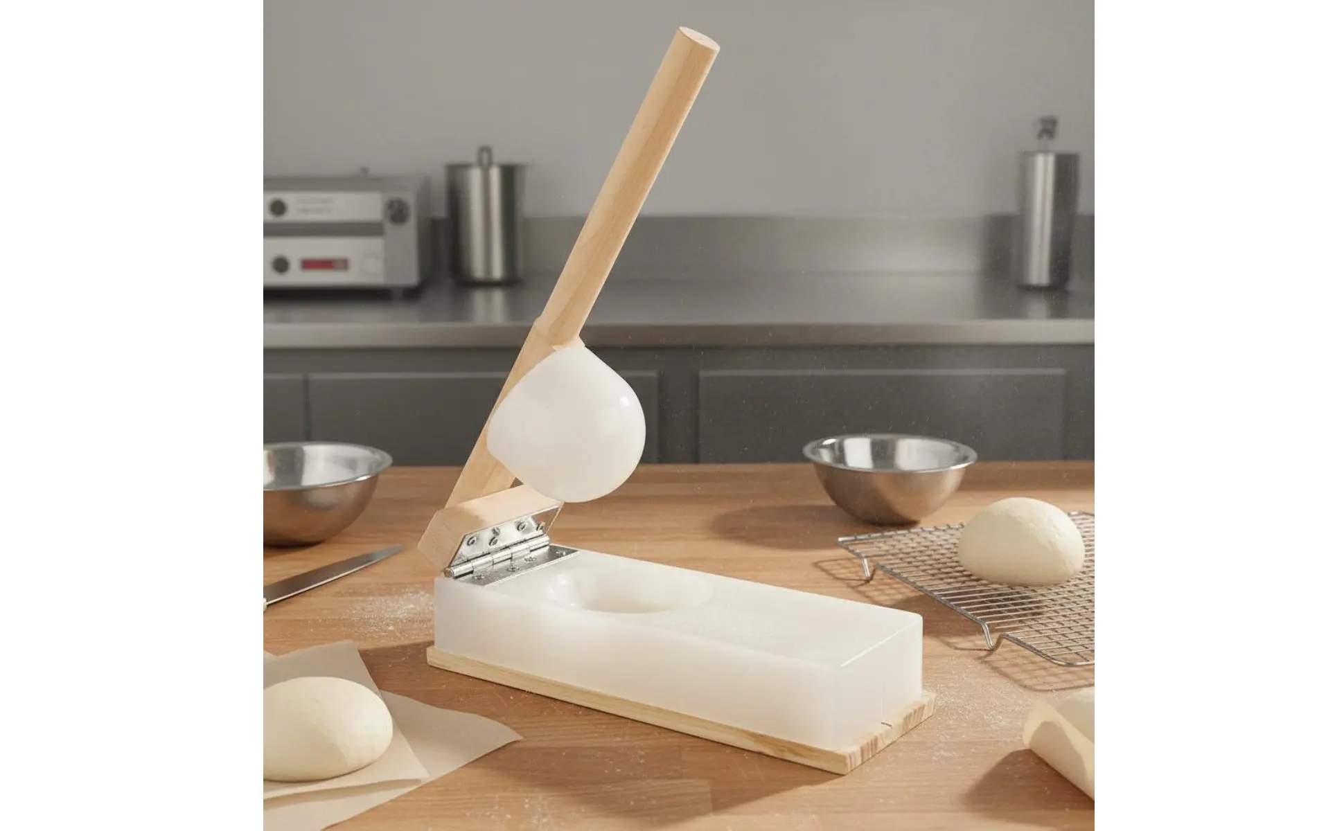 Rice Cake Press Handmade Wooden Paste Press Wooden Paste Flattener Small and Lightweight Dumpling Skin Form for Beginners Rice Cake Press Handmade Wooden Paste Press Wooden Paste Flattener Small and Lightweight Dumpling Skin Form for Beginners