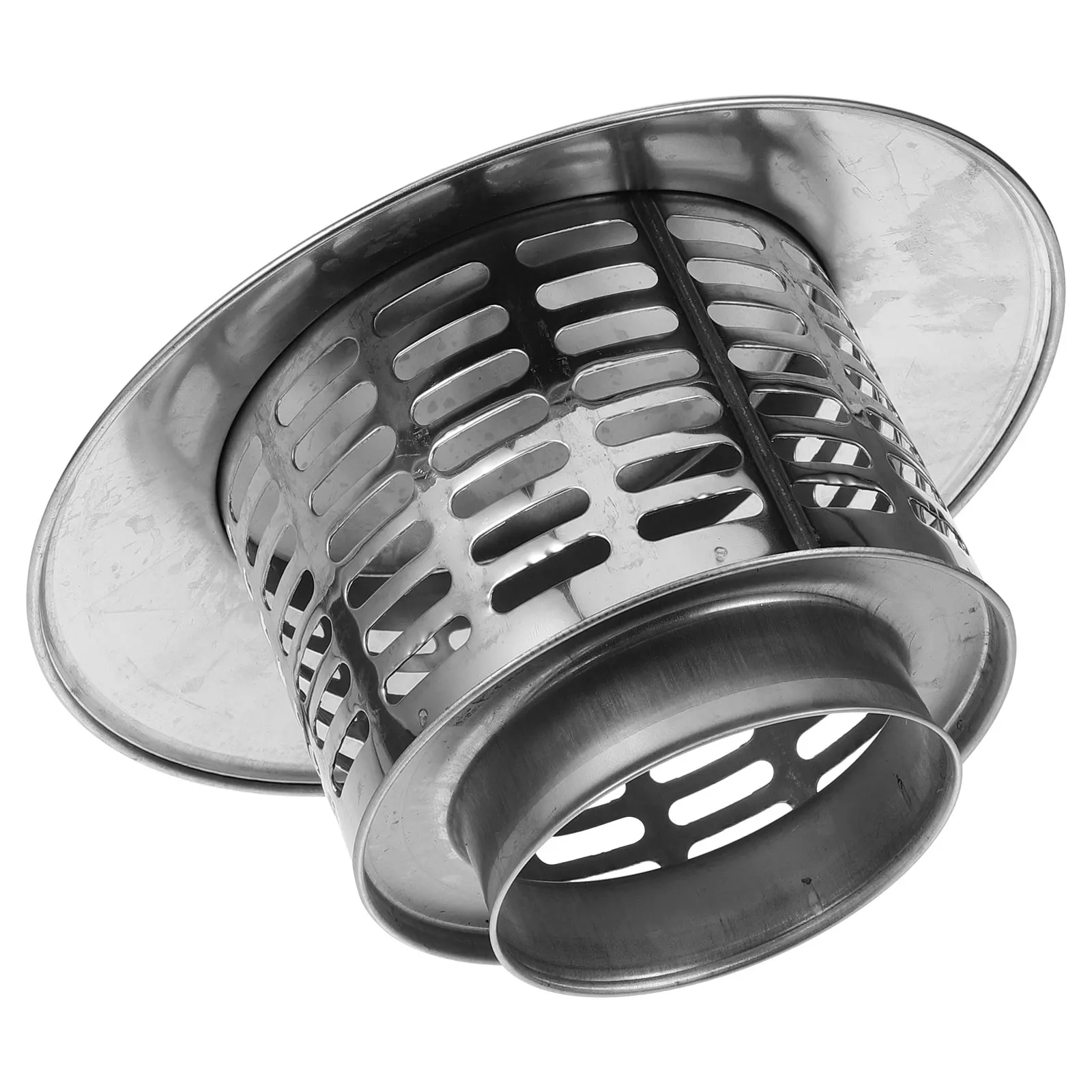 1pc Chimney Cap Chimney Cover Stainless Steel Roof Cap Pipe Rain Stove Exhaust Pipe Rain