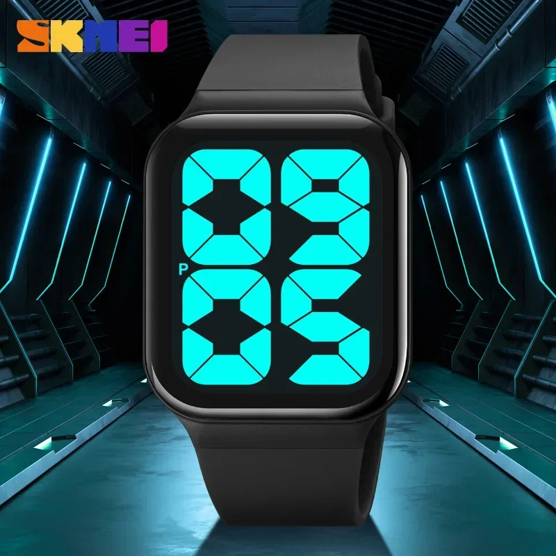 SKMEI 1995 Luxury Digital Watch for Sport Women Men Waterproof Electronic LED Display Wristwatches Boy Girl Clock Reloj Hombre 4