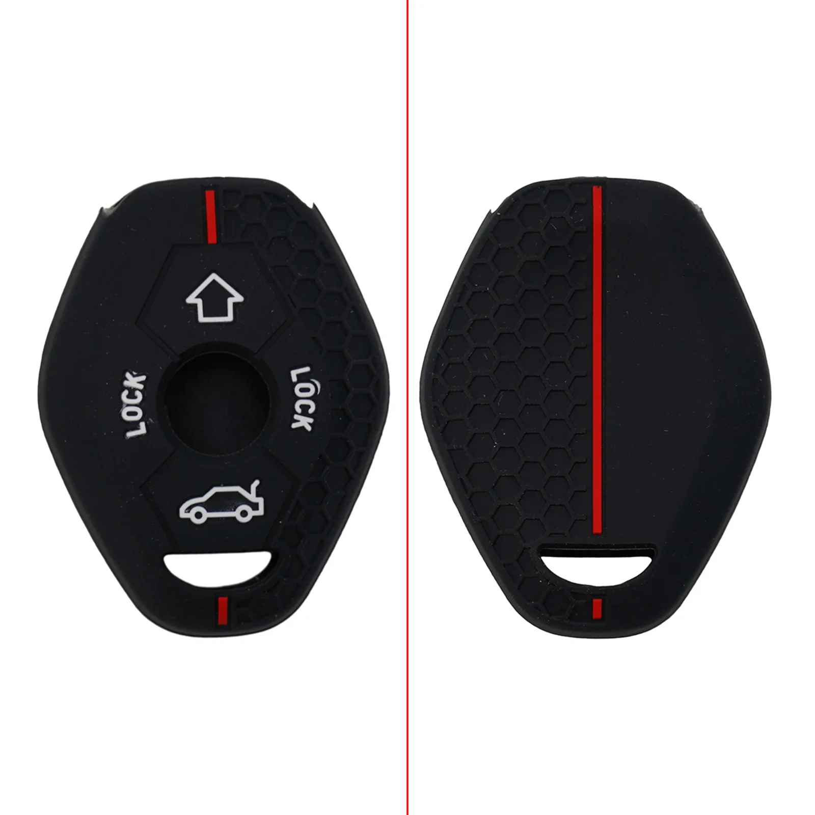 Silicone Key Case for BMW E46/E53/X3 E83/X3 E39 Serie 7 5 3 330i for key case key case cover car key shell