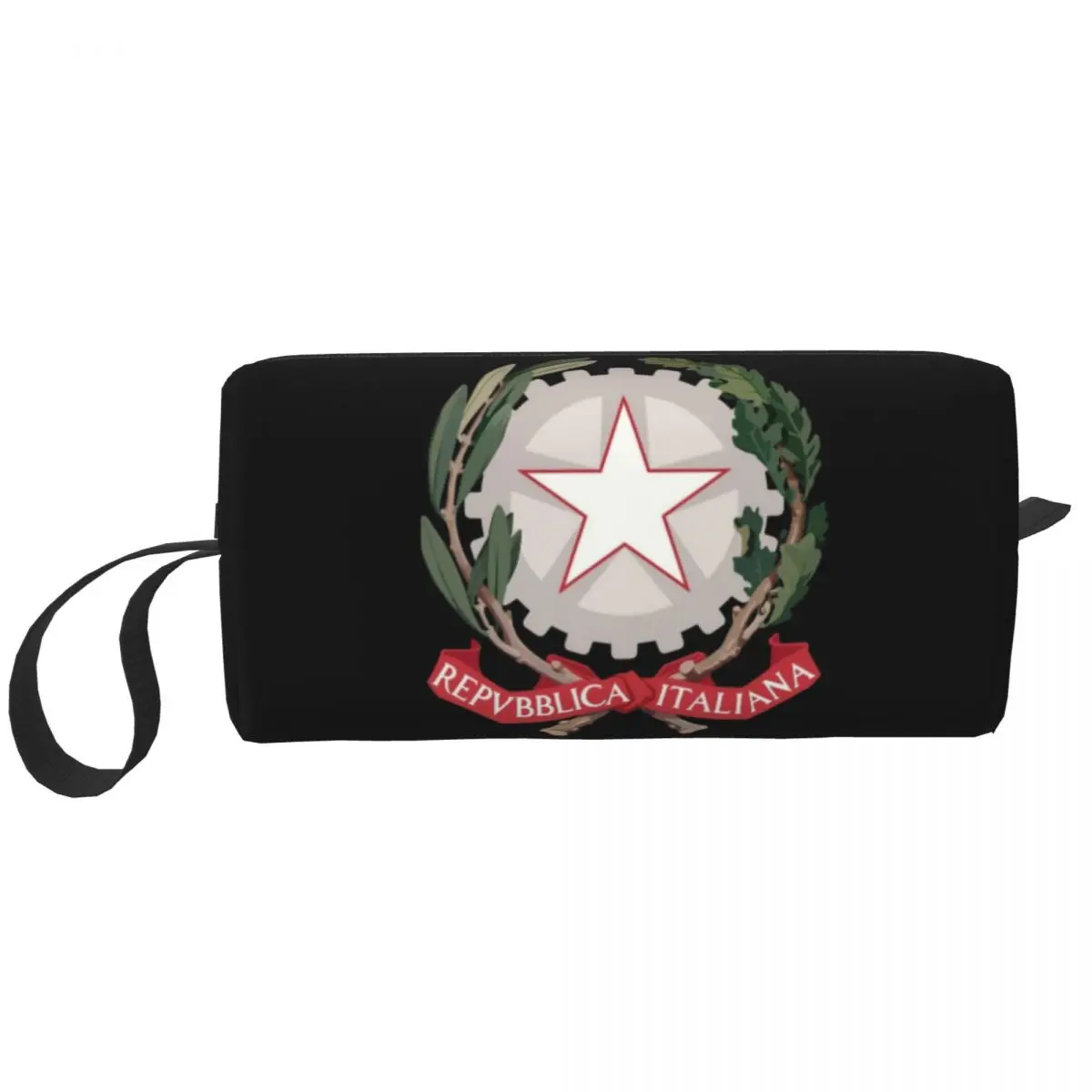 

Emblem Of Italy Toiletry Bag Women Italian Republic Cosmetic Makeup Organizer Ladies Beauty Storage Bags Dopp Kit Case Box