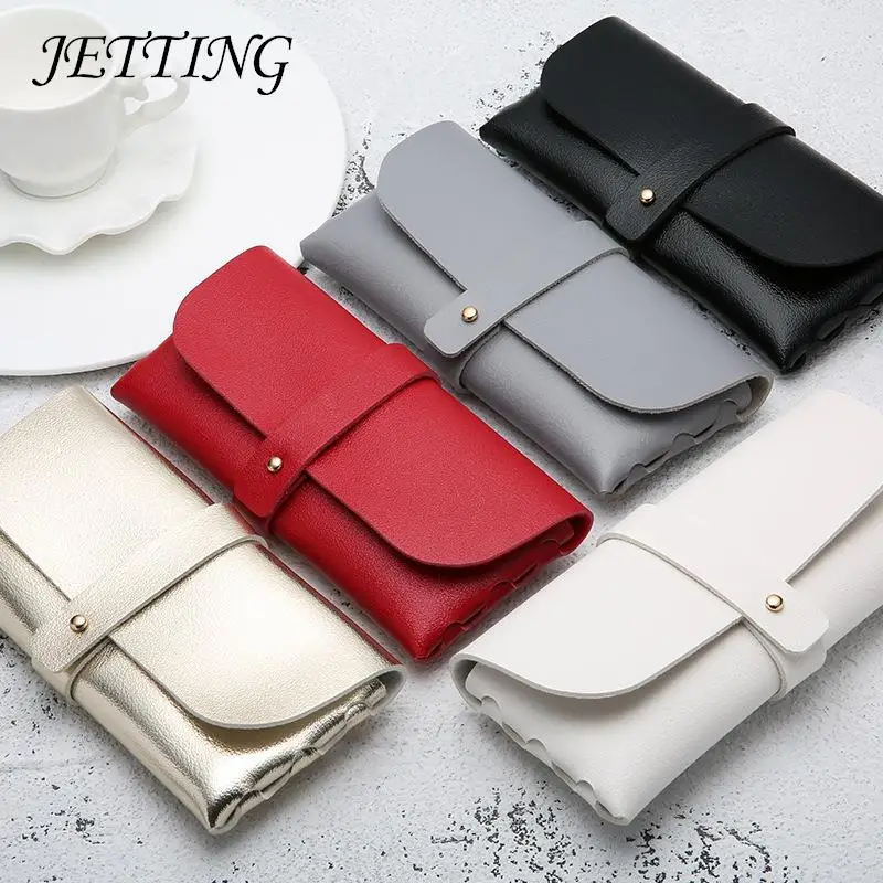 

Fashion Portable Sunglasses Storage Box Glasses Case Women Leather Soft Glasses Bag Eyeglasses Case Sunglasses Bag Accessories