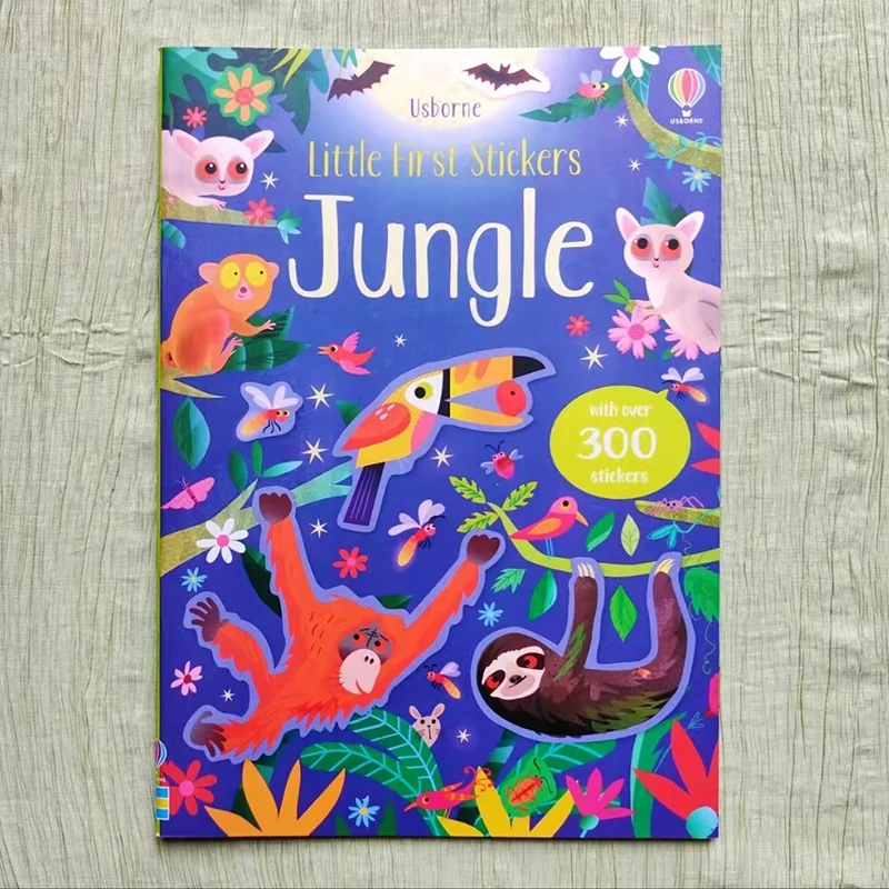 Kids Sticker Dinosaurs/Animals/Zoo/Farm Book Cartoon DIY Puzzle Development Educational Cognition Learning Toy for Children Gift 3
