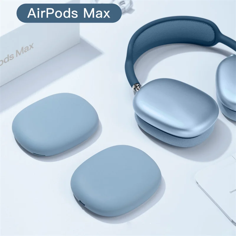 Comprar Funda de silicona para AirPods Max, funda para almohadillas para  orejas/cubierta para auriculares/diadema Max