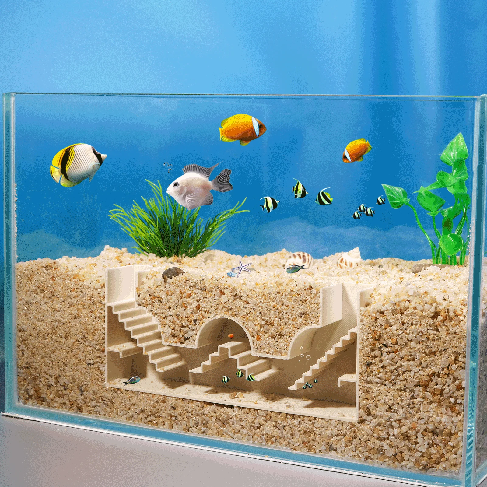 Aquarium Hide Shelter Fish Tank Shrimp Hide Fish Tunnel Underwater Aquarium Tunnel Tank Decor fish tank ornaments fish tank decorations aquarium ornaments