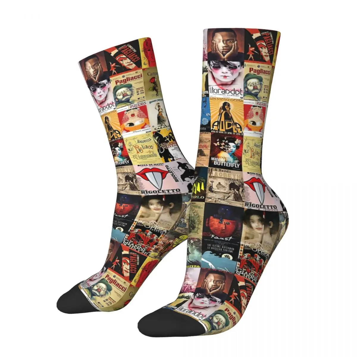 Opera stockings Thickened thermal stockings Men's and women's stockings, For Unisex