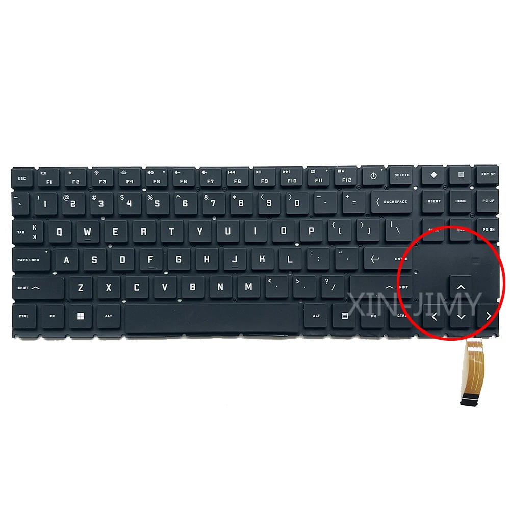 Tastiera RGB Retroilluminata Per HP Omen 16-B &ndash; Layout USA Nuova