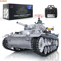 Toy Heng Long 1/16 Snow 7.0 Customized Panzer III H RTR RC Tank 3849 Metal Wheels Tracks Gearbox Idler Infrared BB Shoot TH17377 2