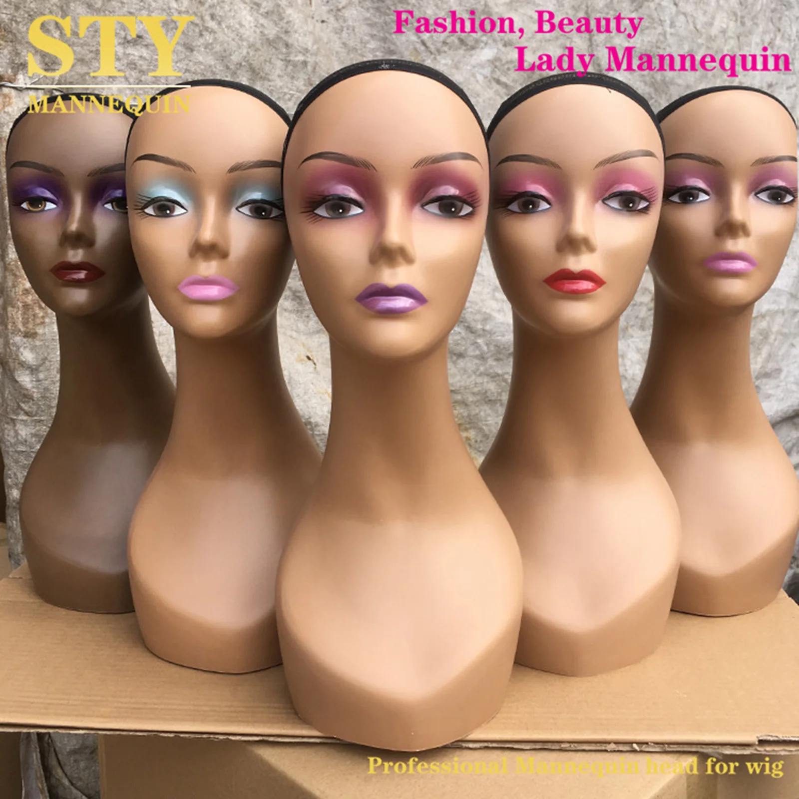 Bald Mannequin Head Portable Wigs Display Model for Glasses Wig Display Shop Female Bald Mannequin Head Hairstyles Salon wig head mannequin,mannequin head holder,mannequin head model,wig supplies,female mannequin head