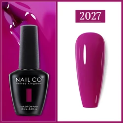 Ultimate 15ml UV Gel Polish Set - Vibrant Colors with Base & Top Coat for Long - Lasting Manicure (2027)