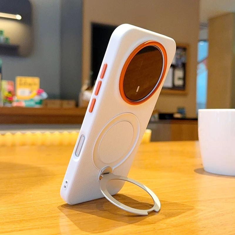 Enhanced Rotating Stand Case with Magnetic Shockproof and Anti-Fall Protection