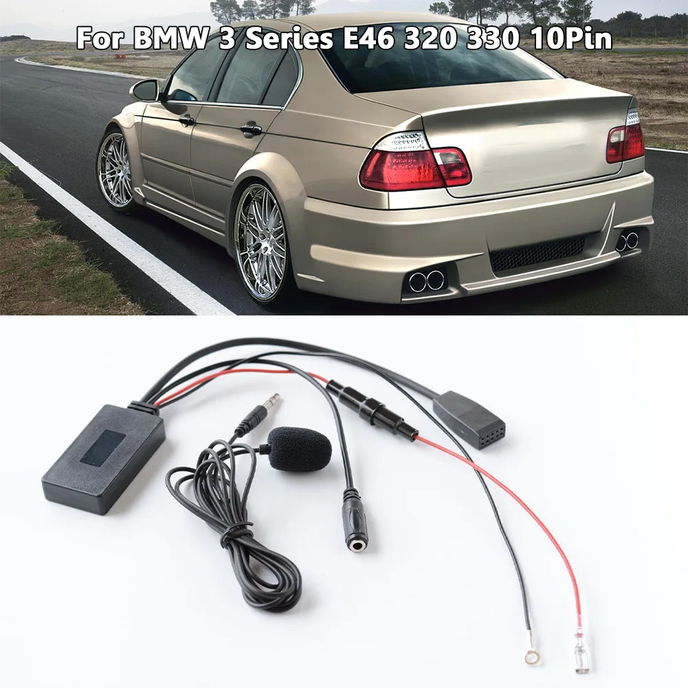 For-BMW-3-Series-E46-320-330-10Pin-Bluetooth-compatible-Module-Receiver ...