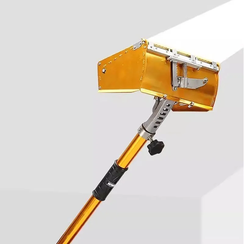 Adjustable Length Wall Plastering Tools Concrete Trowel Scraping Powder Wall Bricklay Tool Telescopic Rod 105-168cm