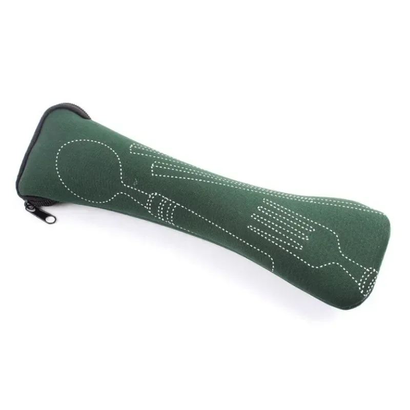 Tableware Bag Washable with Zipper Travel Cutlery Kit Case Portable Pouch For Dinner Household Tool Camping Travel Accessories camping storage bag storage bag camping cookware bag