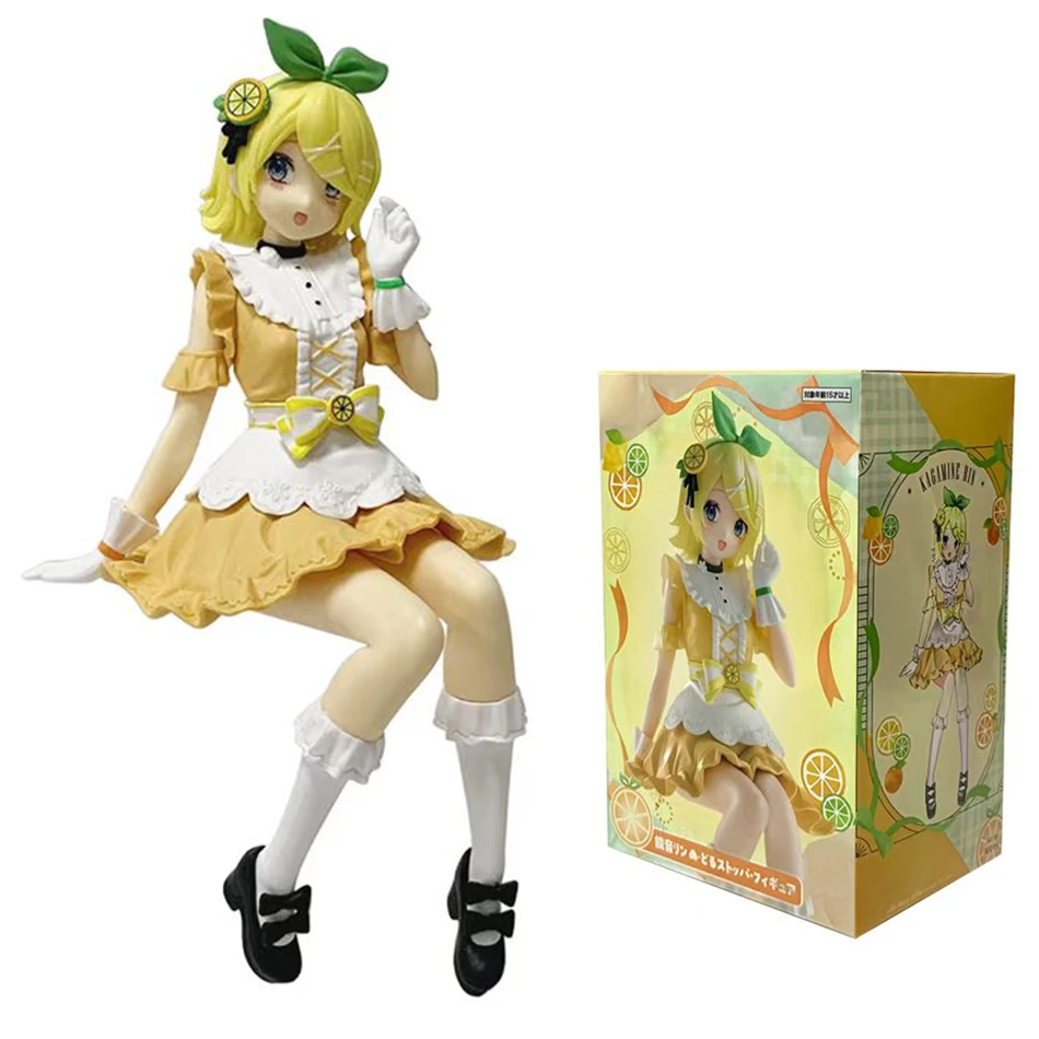 15CM Anime Kagamine Rin Hatsune Miku Citrus MIKU B REWARD Kagamine Rin PVC Anime Actionfiguren Modell Sammlerstück Geschenk