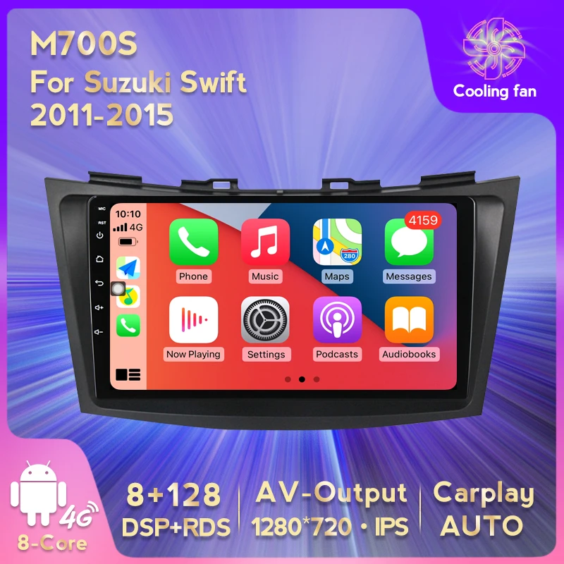 

Auto Multimedia GPS Navigation Car Radio Android 11 8G+128G For Suzuki Swift 2011-2015 8-Core Built-in Carplay Auto WiFi DSP RDS