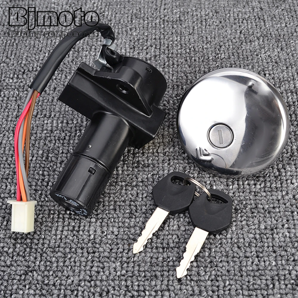 GN 250 Fuel Gas Cap Ignition Switch Seat Lock For Suzuki GN250 1985-2001