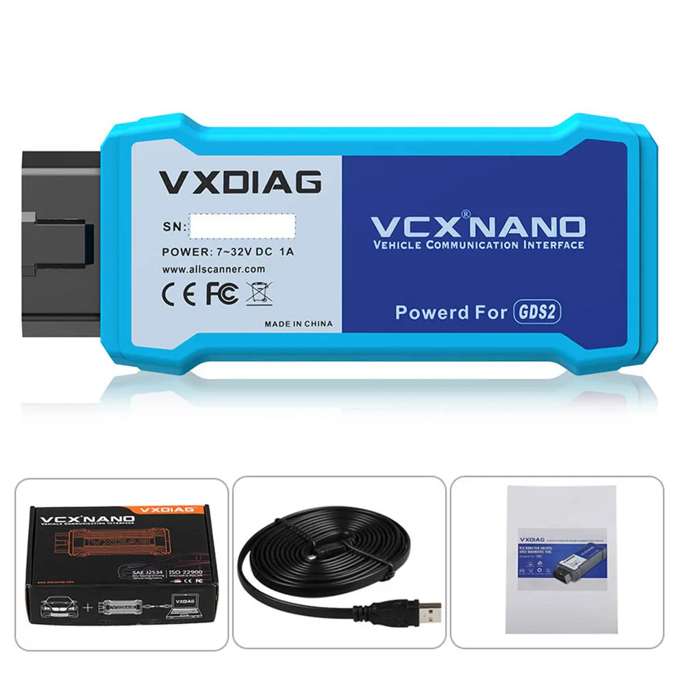 

Latest WIFI Version Vxdiag VCX Nano for Gm / Opel with GDS2 and Tech2Win Diagnostic Tool