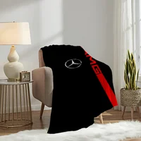 Fashion Super B-BenzS A-AMG-r Blanket Soft Plush Nap Sofa rug for Living Room Warm Office Bedroom Birthday Home Travel Kid Gifts 2