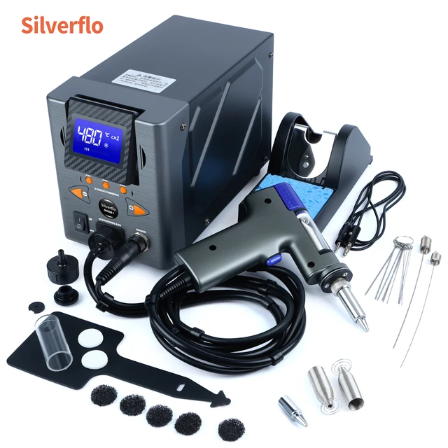 Silverflo 948D-I Desoldering Station 110W ปืนดูดดีบุก การประสาน ดูด 1