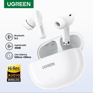 UGREEN HiTune T6 ANC TWS Беспроводные наушники с активным шумоподавлением Bluetooth 5,3 наушники для iPhone 15 Pro Max Samsung Galaxy