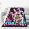 Cozy Chris Brown Homage 90s Blanket Accessories Bedding Decorative Hip Hop Rapper Throws And Blankets Warm Flannel for Couch 2
