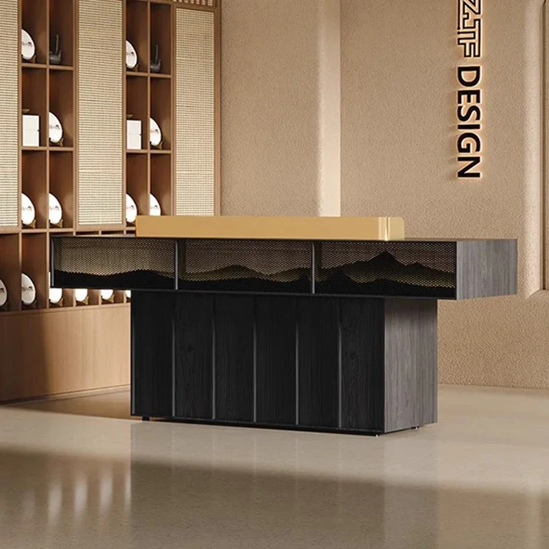 Desk Desk Front Reception Counter Customer Center Store Store Beauty Salon Executive Desks Podium Balie Cosmetics Checkout Home
