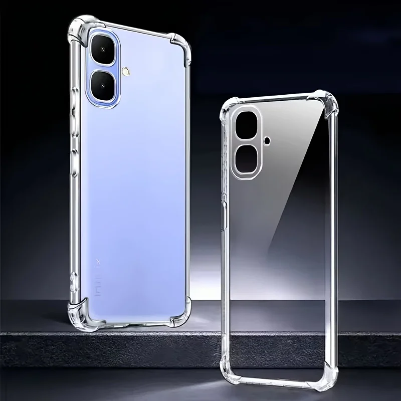Clear Silicone Back Cover - Transparent Phone Case